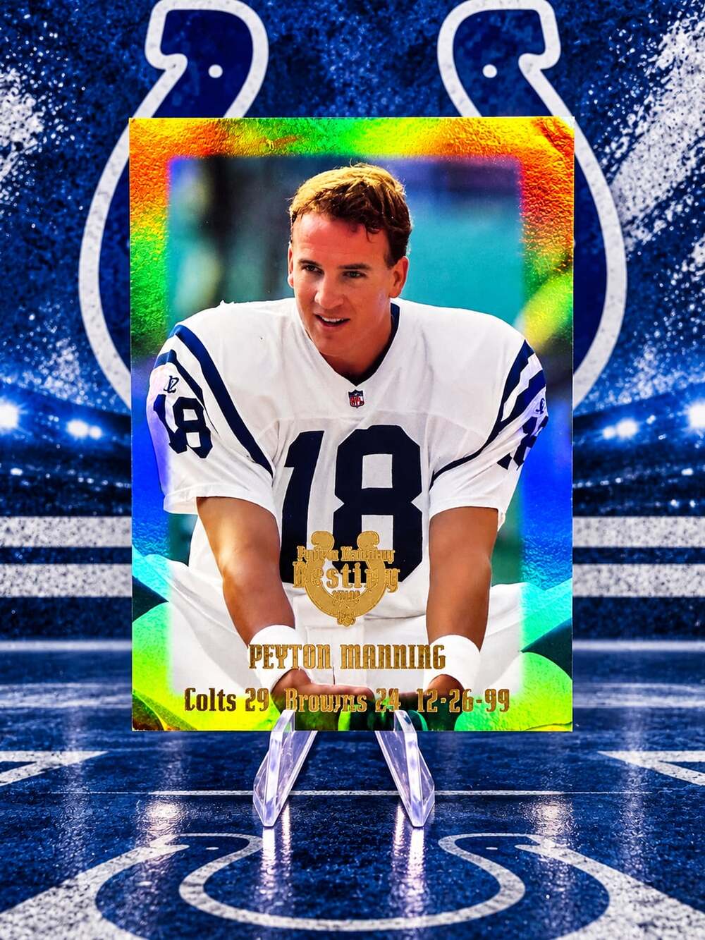 2000 Collector's Edge Peyton Manning Destiny Holofoil #PM31 Indianapolis Colts